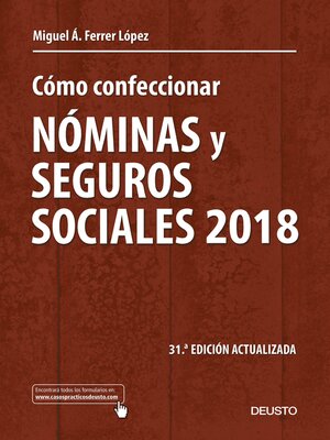 cover image of Cómo confeccionar nóminas y seguros sociales 2018
